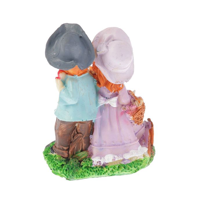 Сувенир полистоун "Парочка детишек на прогулке" МИКС 10,5х8х5,5 см