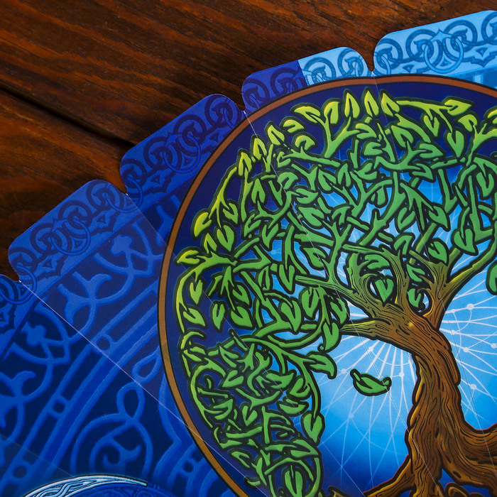 Веер "Небесное дерево жизни" h=24 см