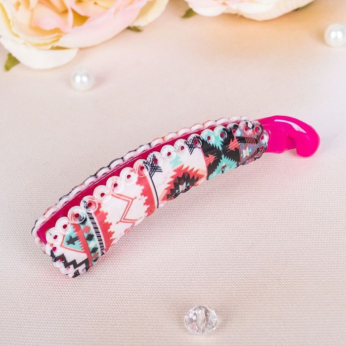 Банан для волос "Шанс" кружева 10 см микс