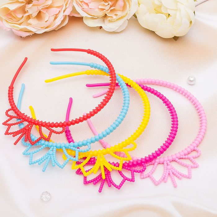 Ободок для волос "Маленькая принцесса" 0,8 см, микс