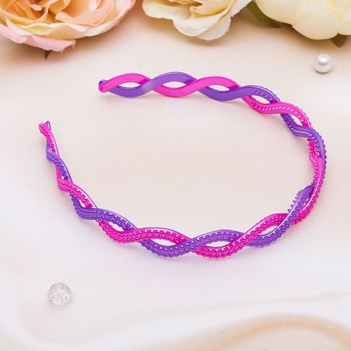 Ободок для волос "Переплетение" микс