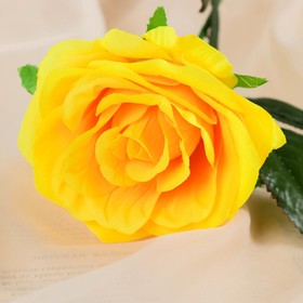 Цветы искусственные "Роза Глория" 9*60 см, жёлтая от Сима-ленд