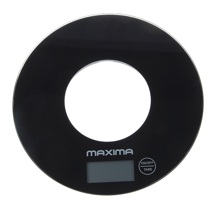Весы кухонные MAXIMA MS-067, электронные, 5 кг, черный