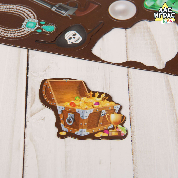 Настольная игра "Сокровища карибского моря", с магнитными удочками