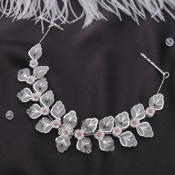 Аксессуар для причёски "Цветочный" 29 см