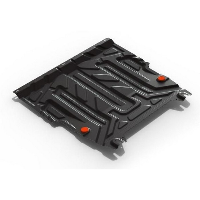 Защита картера и КПП АвтоБРОНЯ для Ford Fusion (V - 1.4; 1.6) 2004-2012, крепеж в комплекте, сталь, 2 мм, 111.01806.3