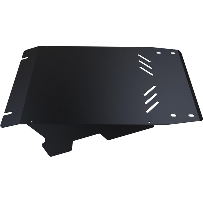 Защита радиатора АвтоБРОНЯ для Kia Bongo (V - 2.9 / 4WD) 2008-2012, крепеж в комплекте, сталь, 2 мм, 111.02819.2