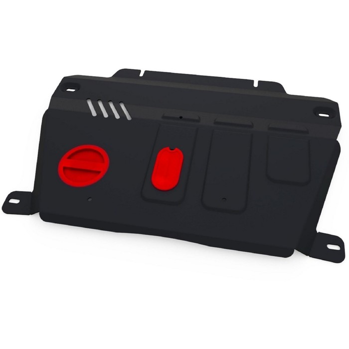 Защита картера и КПП АвтоБРОНЯ для Chevrolet Captiva (V - 2.2d; 2.4; 3.0) 2012-2015 2015-н.в., крепеж в комплекте, сталь, 2 мм, 111.04216.1