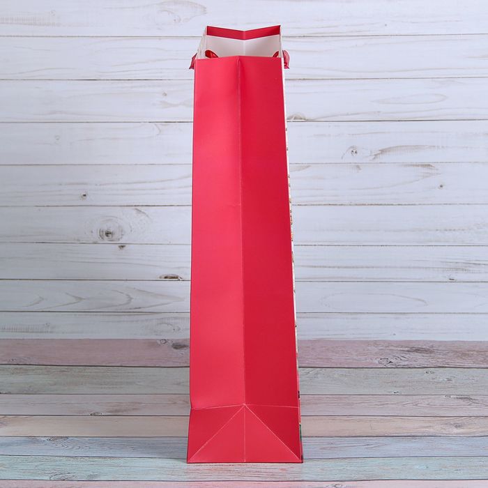 Пакет подарочный "Новогодние сладости", люкс, 18 х 8 х 24 см