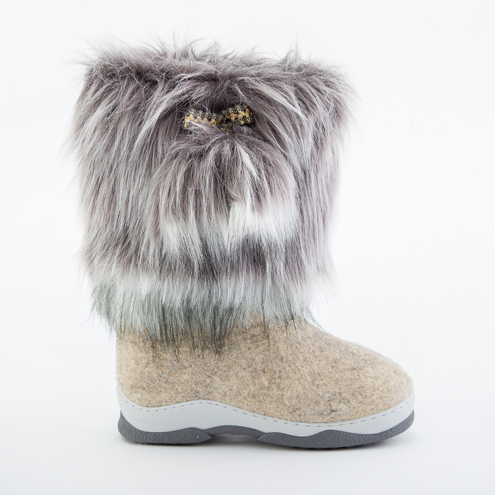 Валенки (унты) женские арт. 202МУ-512 (серый) (р. 34) (23 см)