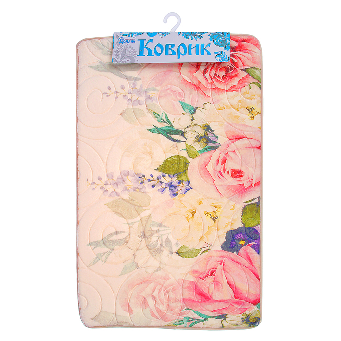 Коврик для ванной "Розовые розы"