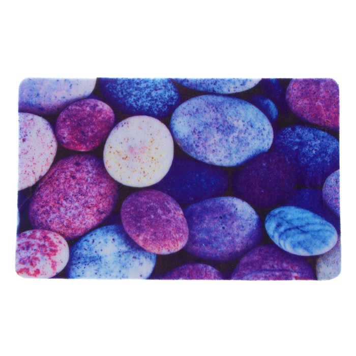 Коврик придверный "Галька цветная"