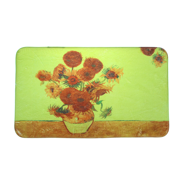 Коврик для ванной "Подсолнухи"