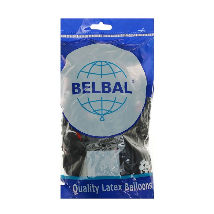 Шар латексный 14" Череп в бандане набор 50 шт