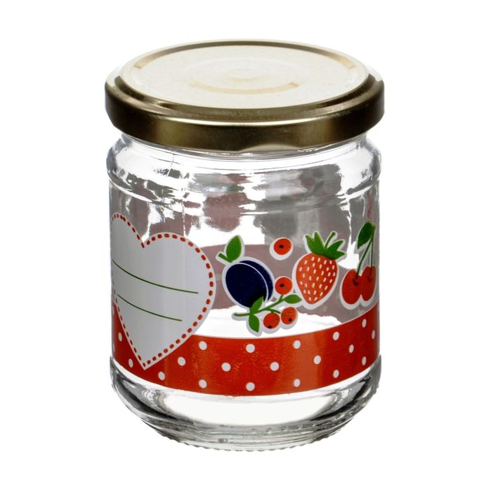 Банка с металлической крышкой "Дафна", 200 мл