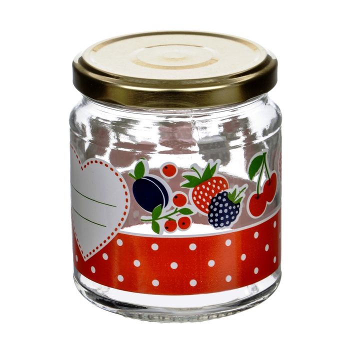 Банка с металлической крышкой "Дафна", 300 мл