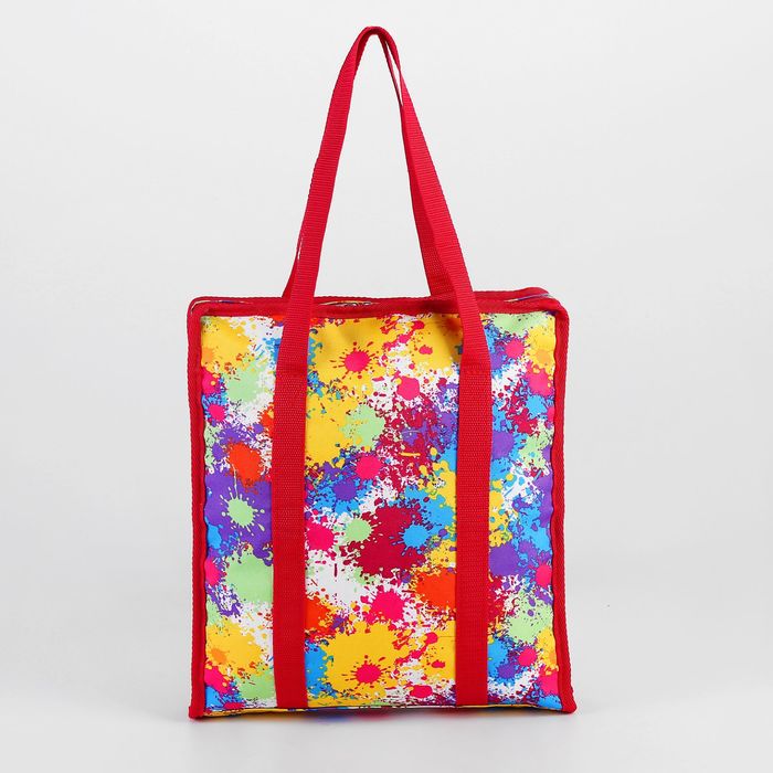 Сумка для рукоделия "Акварельные капли", 35х30х7см