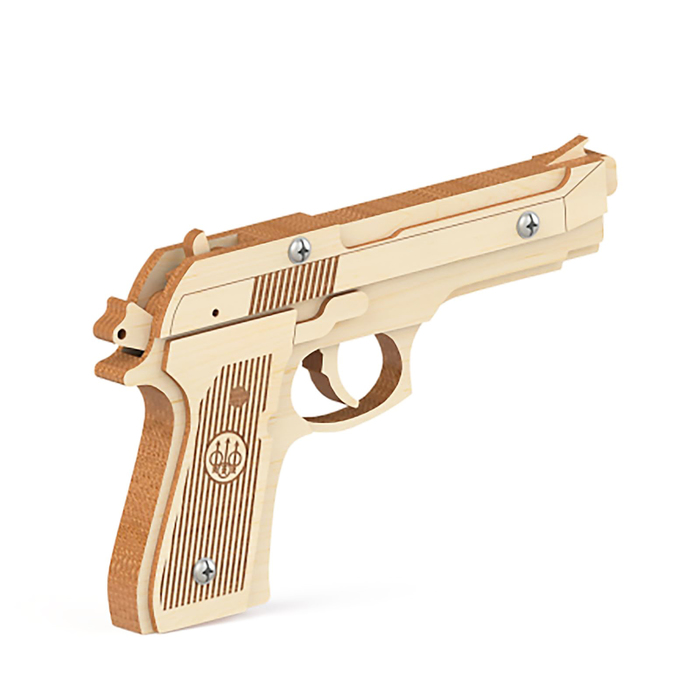 Пистолет Резинкострел "Беретта", стреляет резинками (15 шт.)