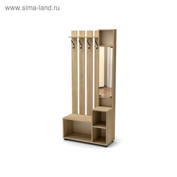 

Прихожая В-3 правая, 852 × 359 × 1 948 мм, дуб сонома