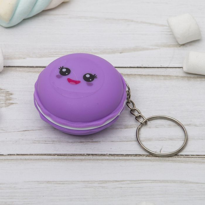 Блеск для губ "Макарун", 10 г, вкус ежевики, цвет фиолетовый