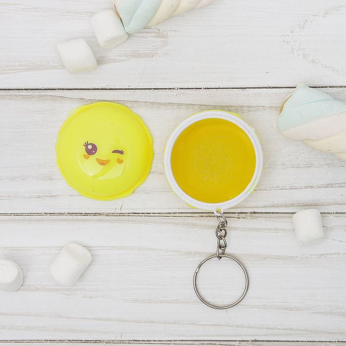 Блеск для губ "Макарун", 10 г, вкус ванили, цвет жёлтый