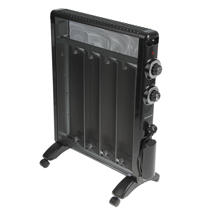 Обогреватель Polaris PMH 2085, микатермический, 2000 Вт, механическое, 30 м2, черный