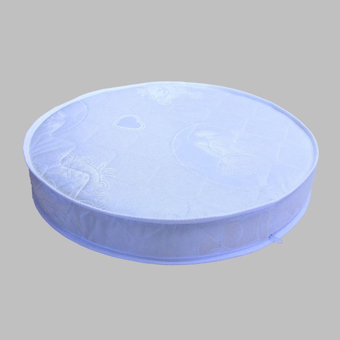 Круглый матрас "Амур" 65 х 65 ткань жаккард "Мишки"