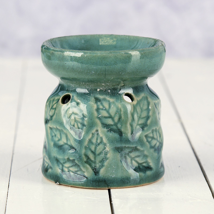 Аромалампа керамика "Листья" МИКС 9х7,5х7,5 см