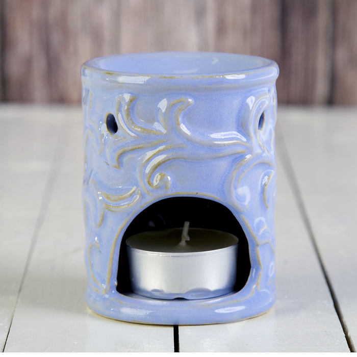 Аромалампа керамика "Узоры" 8х6,5х6,5 см