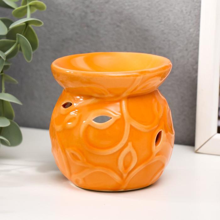 Аромалампа керамика "Флора" 8х7,7х7,7 см