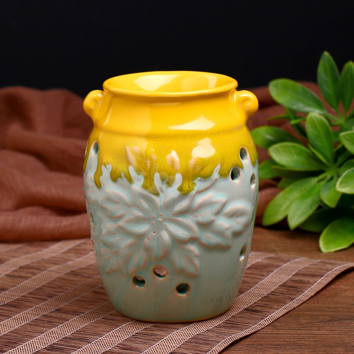 Аромалампа керамика "Ваниль" 12,5х9х9 см