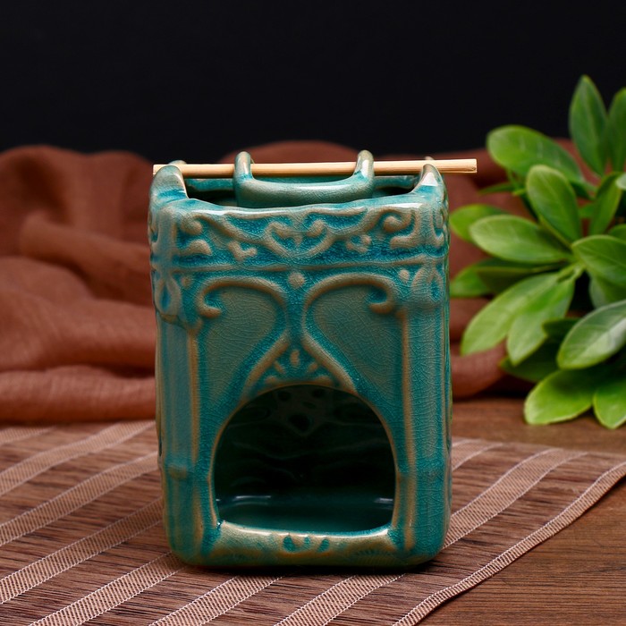 Аромалампа керамика "Прекрасная Азия" 12,5х6,5х8,5 см