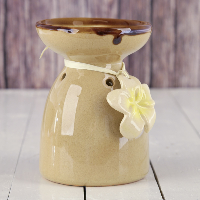 Аромалампа керамика "Цветок" 11,5х8,8х8,8 см