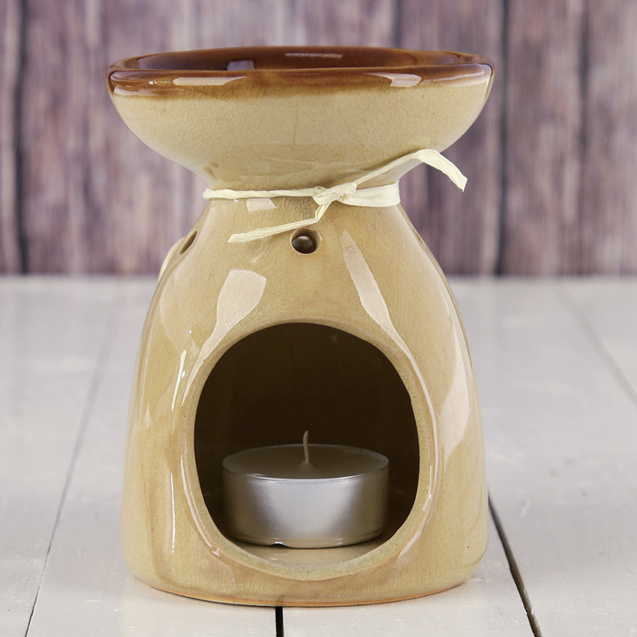 Аромалампа керамика "Цветок" 11,5х8,8х8,8 см