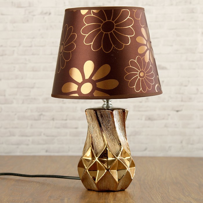 Лампа настольная с абажуром Е14 40 Вт "Космические скалы" 32,5х20х20 см