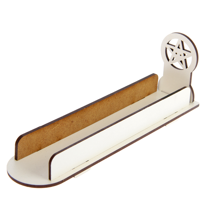 Набор подставок для благовоний "Лыжа с пентаграммой", с бортиками, 7х5х20,5 см, 5 шт