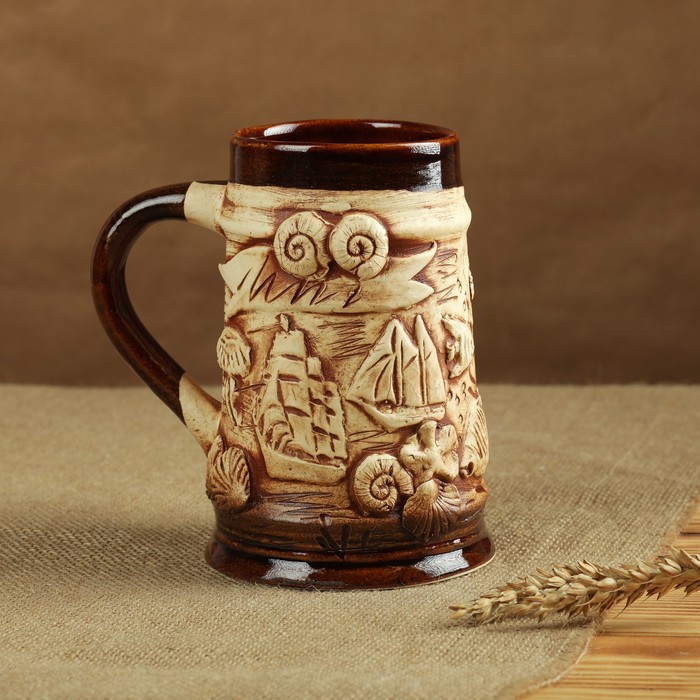 Пивной бокал "Море", 0,5 л