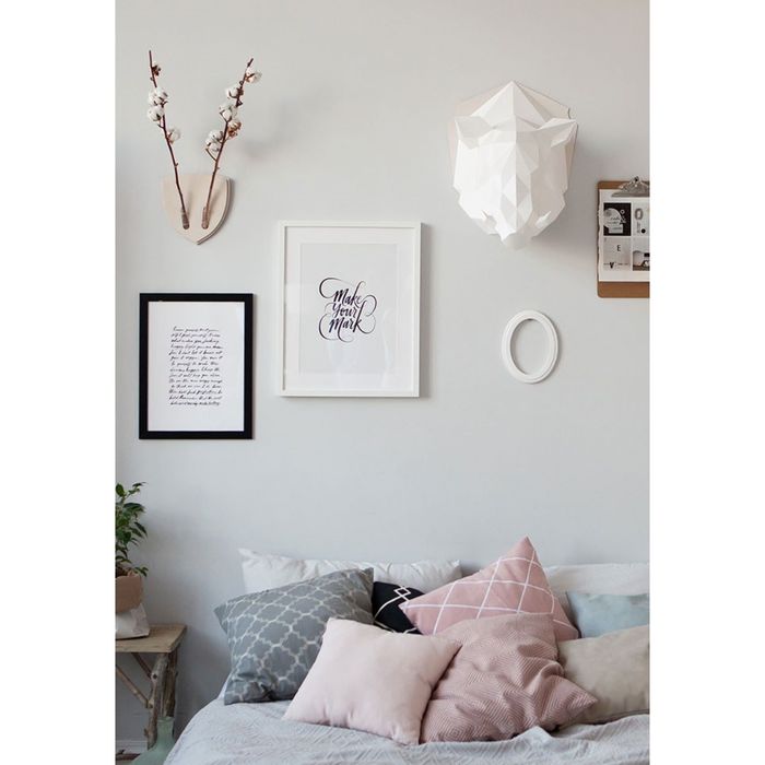 Набор Polygonal paper для склейки головы кабана, белый