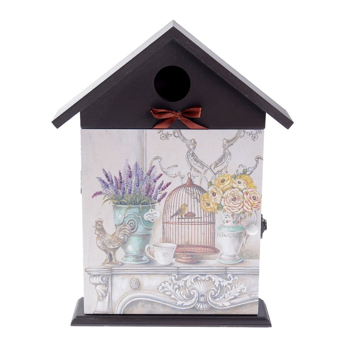 Ключница дерево 6 крючков "Прованс" 31,2х22,5х5,5 см