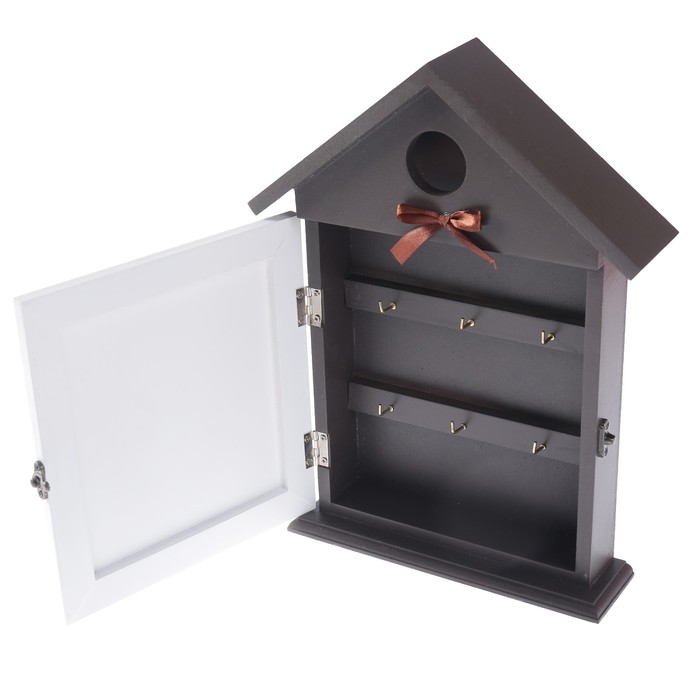 Ключница дерево 6 крючков "Прованс" 31,2х22,5х5,5 см