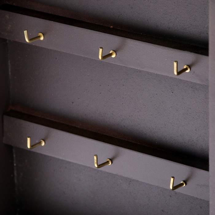 Ключница дерево 6 крючков "Прованс" 31,2х22,5х5,5 см