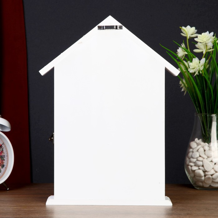 Ключница дерево 6 крючков "Флоранж" 31,2х22,5х5,5 см