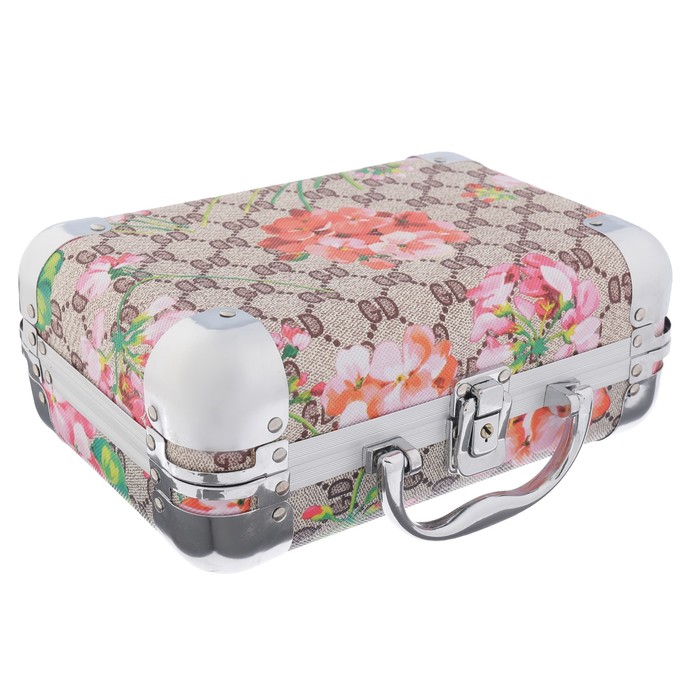 Шкатулка чемодан "Яблоневый цвет" 18х24х10 см