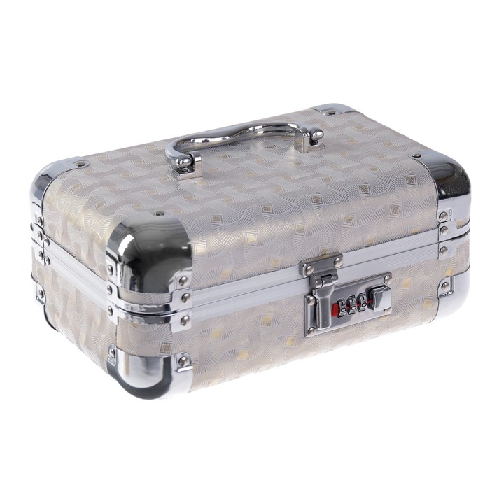 Шкатулка "Золотой рисунок на белом" 11,5х24,5х15,5 см