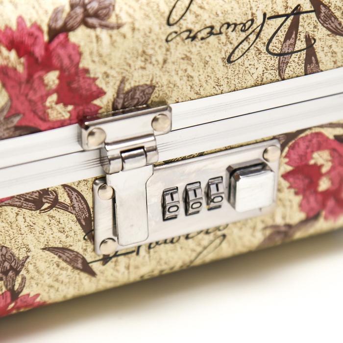 Шкатулка "Цветы на песочном" 11,5х24,5х15,5 см