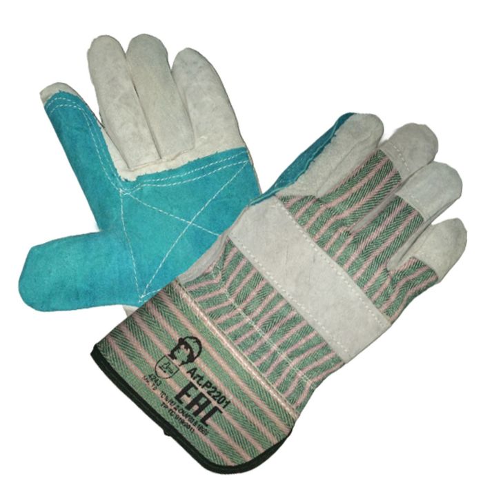 Перчатки комбинированные "Докер", манжет крага