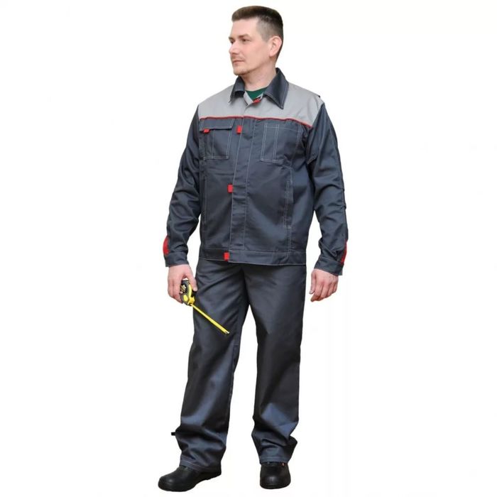 Костюм мужской "Фаворит", размер 44-46, рост 182-188 см, цвет серый/серый