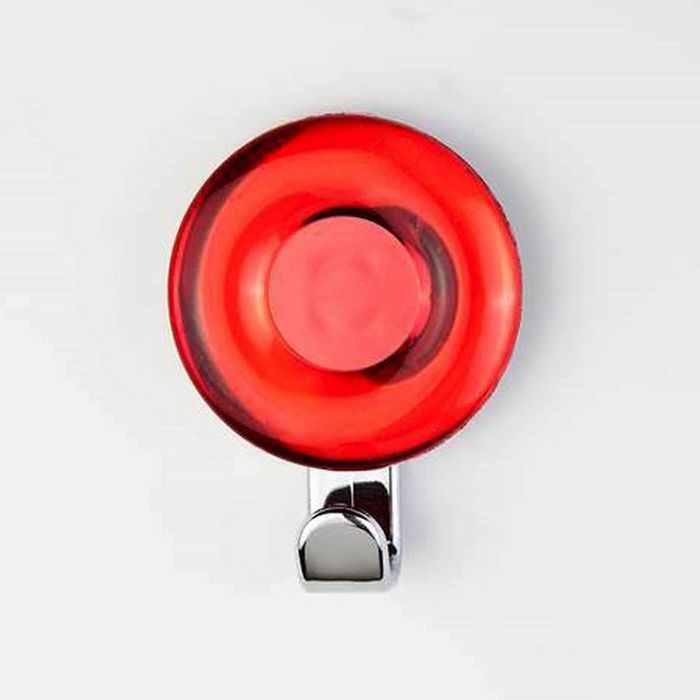 Крючок декоративный КОЛЬЦО красный