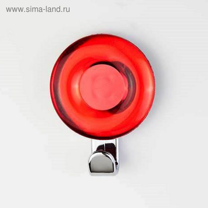 фото Крючок декоративный «кольцо» красный primanova