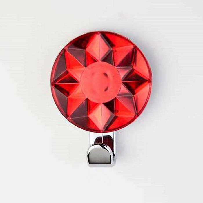 Крючок декоративный КРИСТАЛЛ красный
